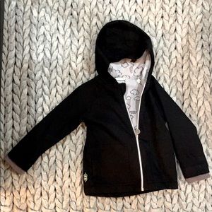 Peekaboo Beans fleece lined rain coat